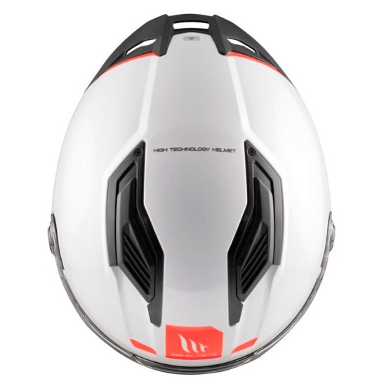 Casco MT FF126 Stinger 2 Solid A0 Blanco Brillo Perla