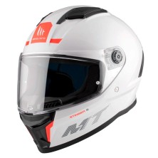 Casco MT FF126 Stinger 2 Solid A0 Blanco Brillo Perla