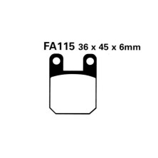 Pastillas de freno traseras Yamaha TZR 50cc EBC