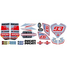 Kit pegatinas Jog RR Gresini Marc Marquez x Unbraked