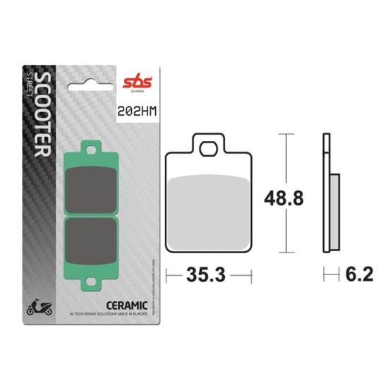 Pastillas de freno Piaggio Liberty 50 4T SBS