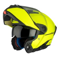 Casco Mt Helmets Atom SV A3 Amarillo Brillo