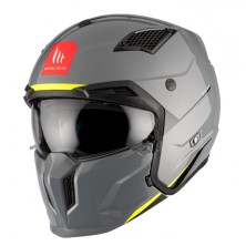 Casco TR902B SV Streetfighter SV S SOLID A22 Gris Brillo MT