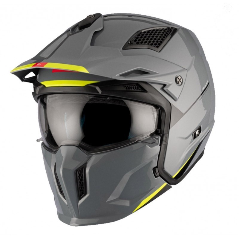 Casco TR902B SV Streetfighter SV S SOLID A22 Gris Brillo MT