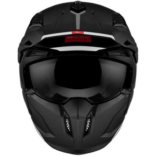 Casco MT Streetfighter SV Dark Negro Mate Casco MT Streetfighter SV Dark Negro Mate