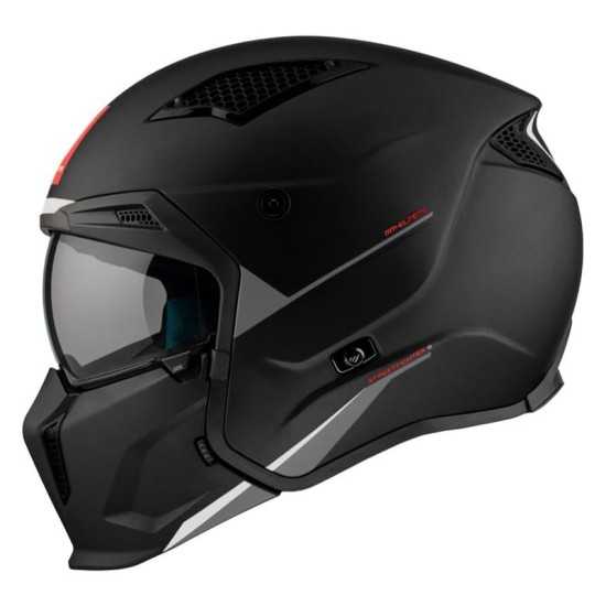 Casco MT Streetfighter SV Dark Negro Mate Casco MT Streetfighter SV Dark Negro Mate