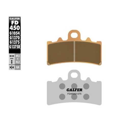 Pastillas de freno sinterizadas FD450G1375 KTM Duke 125/390cc Galfer Pastillas de freno sinterizadas FD450G1375 KTM Duke 125/390cc Galfer