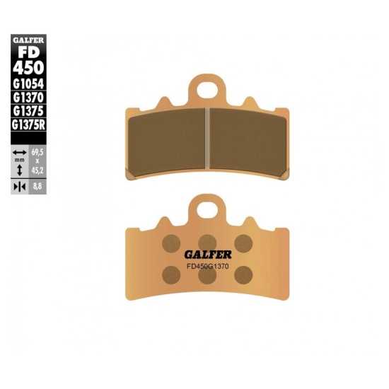 Pastillas de freno sinterizadas FD450G1370 KTM Duke 125/390cc Galfer Pastillas de freno sinterizadas FD450G1370 KTM Duke 125/390cc Galfer