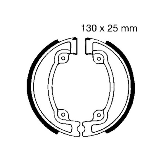 Mordaza de freno Honda XL 250 R 82-88 EBC