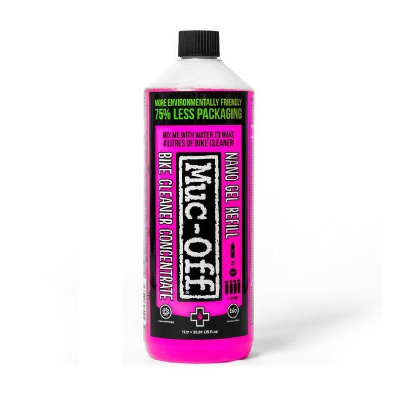 Limpìador Nano Gel Bike Cleaner Botella 1L Muc-Off