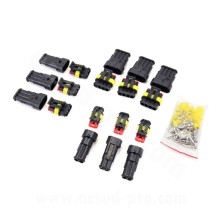 Kit 9 conectores macho/ hembra 2-3-4 pines