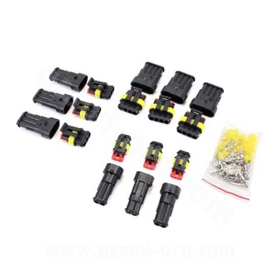 Kit 9 conectores macho/ hembra 2-3-4 pines Kit 9 conectores macho/ hembra 2-3-4 pines