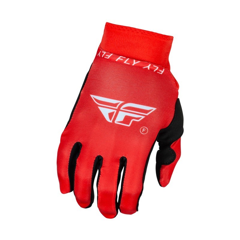 Guantes RACING Pro Lite rojo y negro FLY