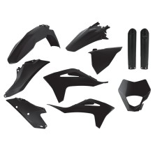 Carenado enduro Kit EC/ECF/MC/MCF (21-) Negro Polisport