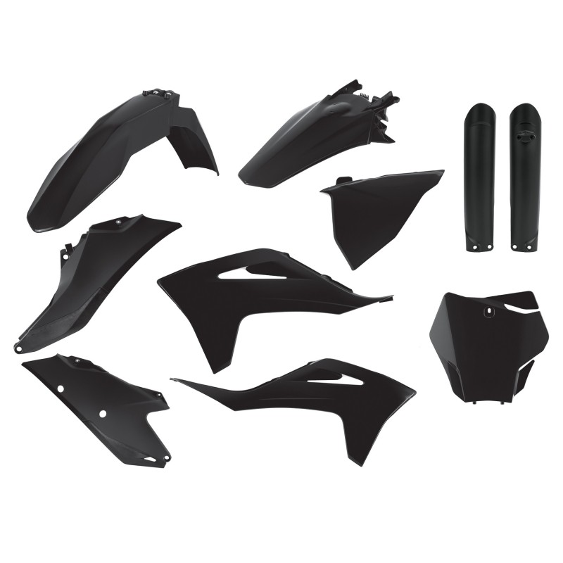 Carenado enduro Kit GasGas MC/-F (21-) EX/-F (22) Negro Polisport