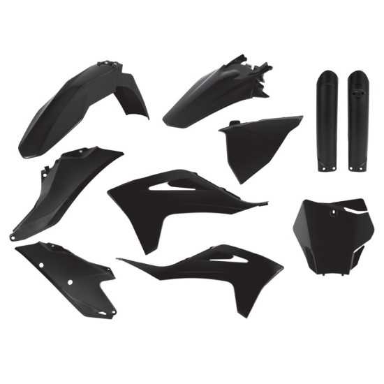 Carenado enduro Kit GasGas MC/-F (21-) EX/-F (22) Negro Polisport