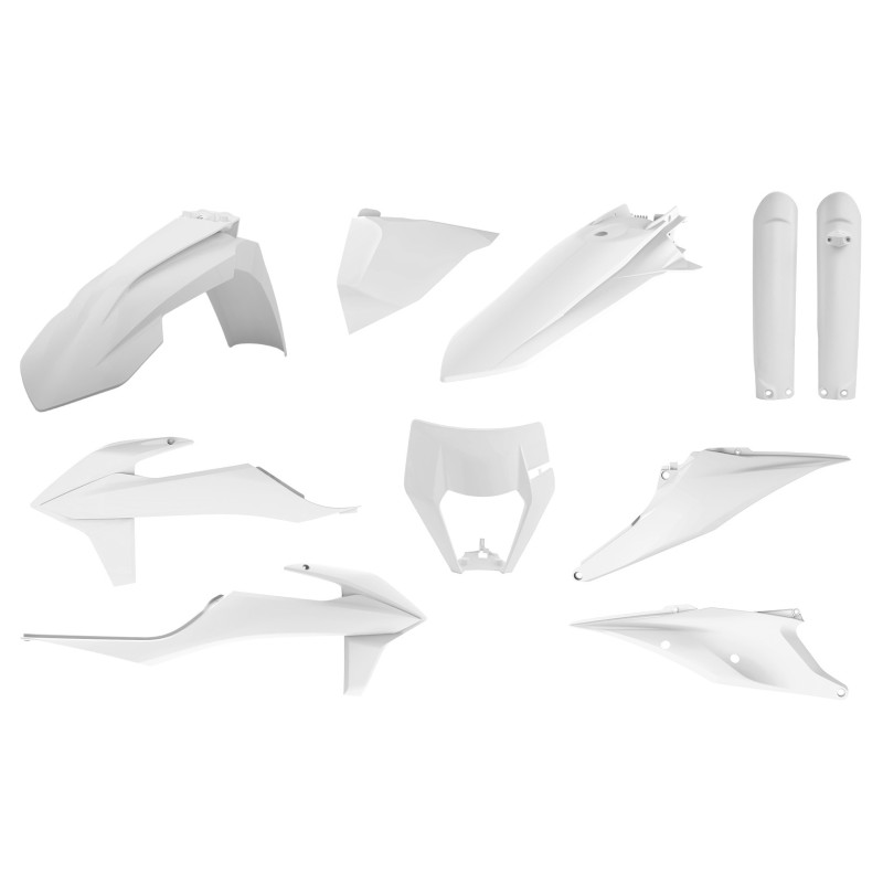 Carenado enduro KTM EXC/EXC-F (20-) Blanco Polisport
