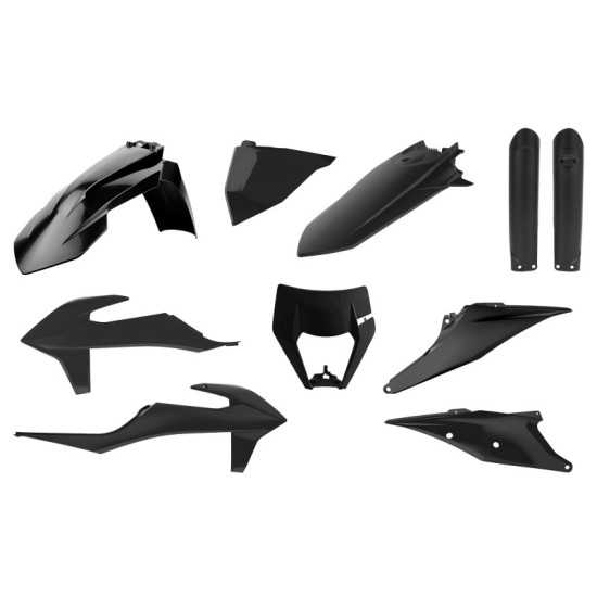 Carenado enduro KTM EXC/EXC-F (20-) Negro Polisport