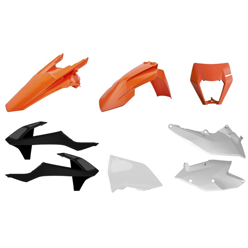 Carenado para enduro w/mask KTM EXC/EXC-F (17-19) OEM Color Polisport