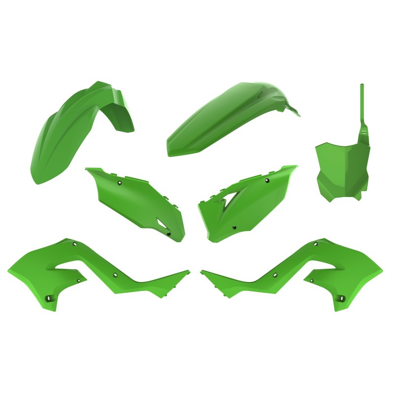 Kit Carenado Kawasaki restyling KX125/250 (03-08) KXF 20 styl Verde