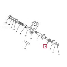 Muelle selector cambio Rieju MRT 50 AM6 E2 / E4 / E5