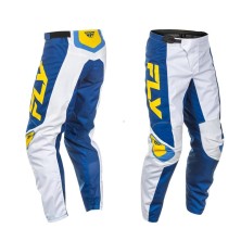 Pantalón FLY RACING F-16 blanco azul