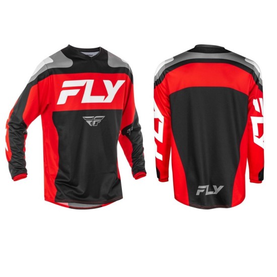 Camiseta FLY RACING Kinetic SYM Negro , rojo y blanco