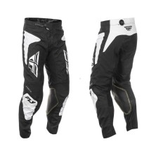 Pantalón FLY RACING F-16 negro y blanco