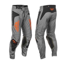 Pantalón FLY RACING F-16 gris y naranja