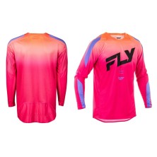 Camiseta FLY RACING Evolution SYM rosa lavanda