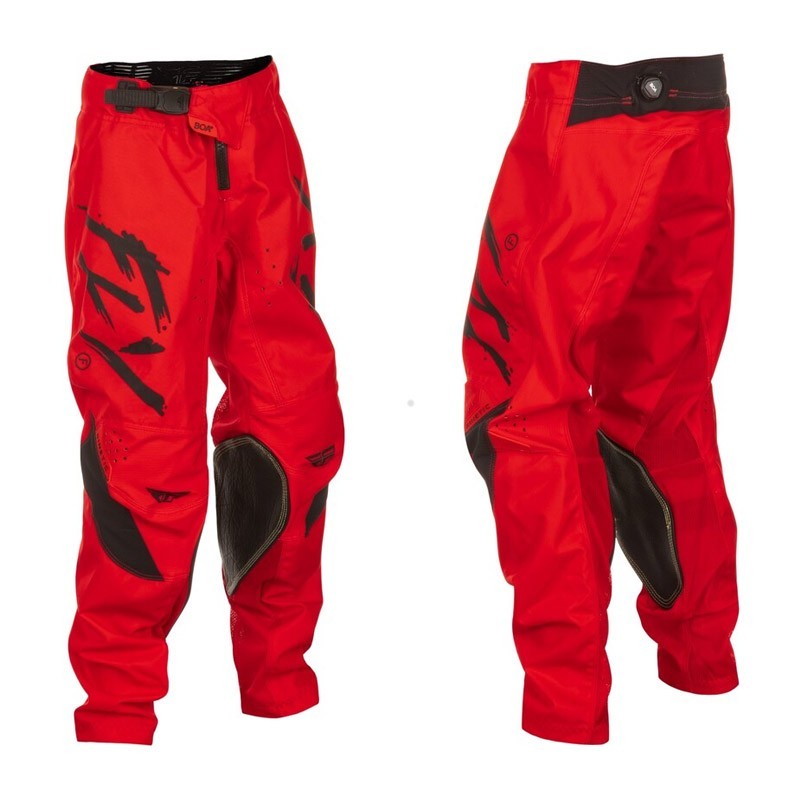 Pantalón infantil FLY RACING Kinetic Stoke rojo y negro