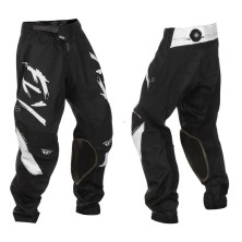 Pantalón infantil FLY RACING Kinetic Stoke negro y blaco