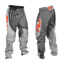 Pantalón infantil FLY RACING F-16 gris y naranja