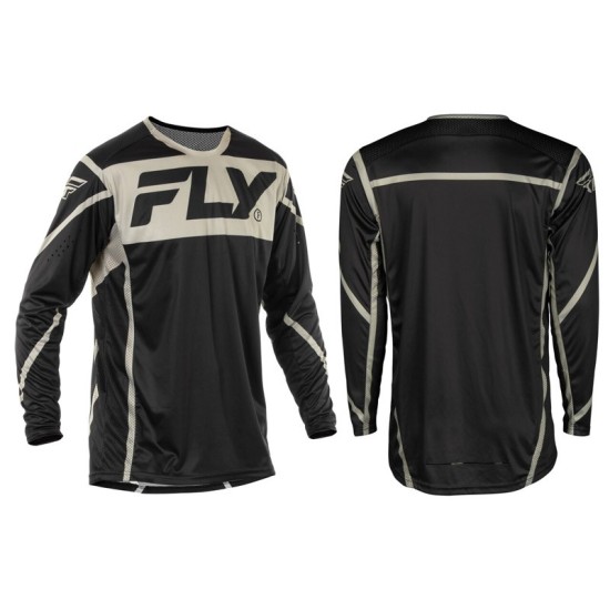 Camiseta FLY RACING Lite negro y gris