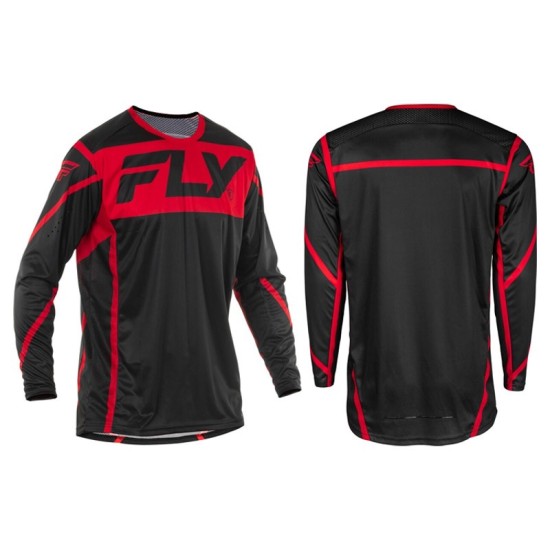 Camiseta FLY RACING Lite rojo y negro