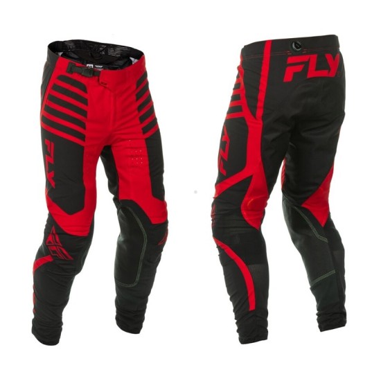 Pantalón FLY RACING lite negro y rojo