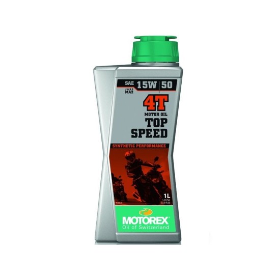 Aceite Motorex Motor TOP SPEED 4T 15W50 1L