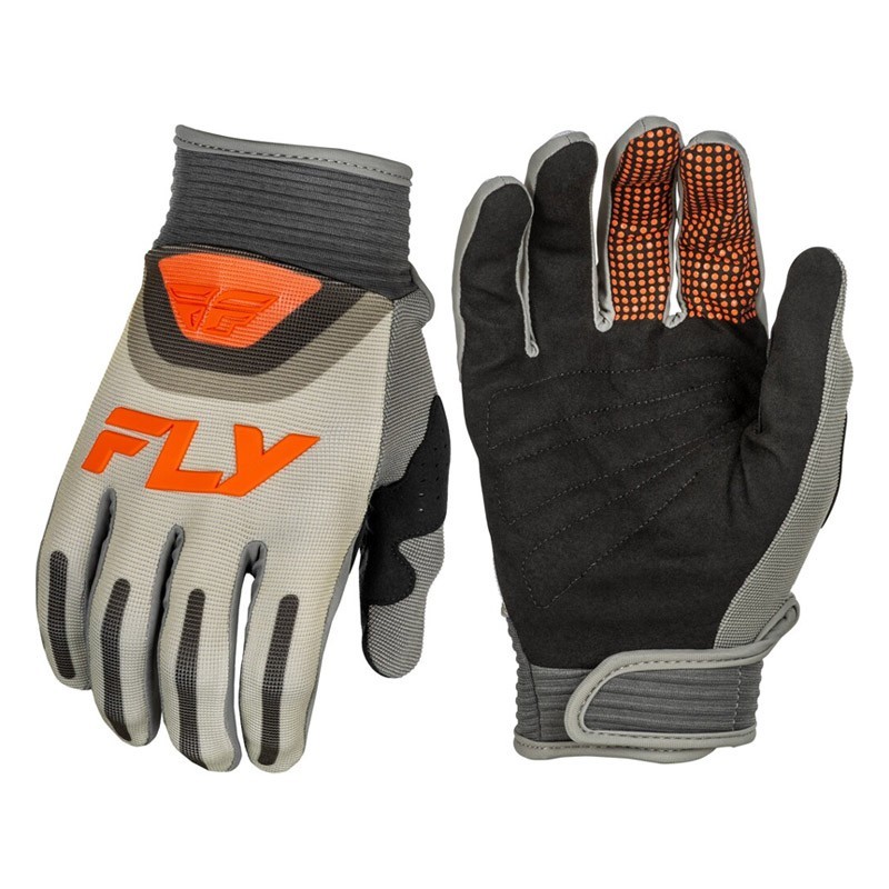 Guantes infantiles FLY RACING F-16 gris y naranja