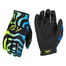 Guantes FLY RACING Lite S.E. Zen Negro azul y verdes