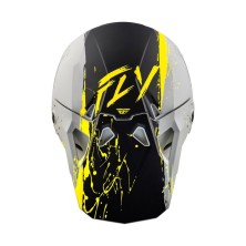 Casco FLY RACING Formula CP Manic gris mate y amarillo Casco FLY RACING Formula CP Manic gris mate y amarillo