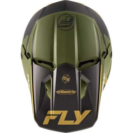 Casco FLY RACING Kinetic Rally verde mate Casco FLY RACING Kinetic Rally verde mate