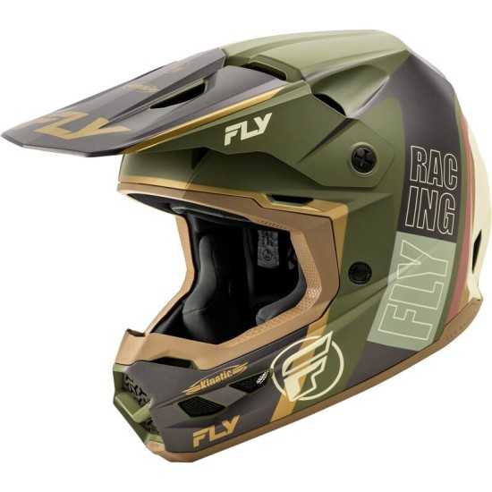 Casco FLY RACING Kinetic Rally verde mate Casco FLY RACING Kinetic Rally verde mate