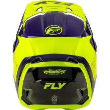 Casco Motocross FLY RACING Kinetic Rally amarillo y azul