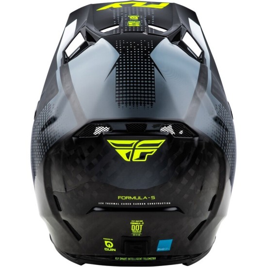 Casco FLY RACING Formula S Carbon Protocol carbono negro