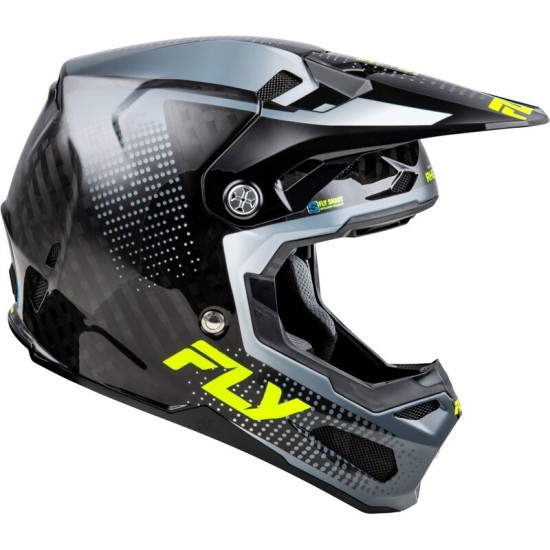 Casco FLY RACING Formula S Carbon Protocol carbono negro