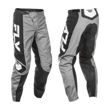 Pantalón FLY RACING F-16 gris negro y blanco