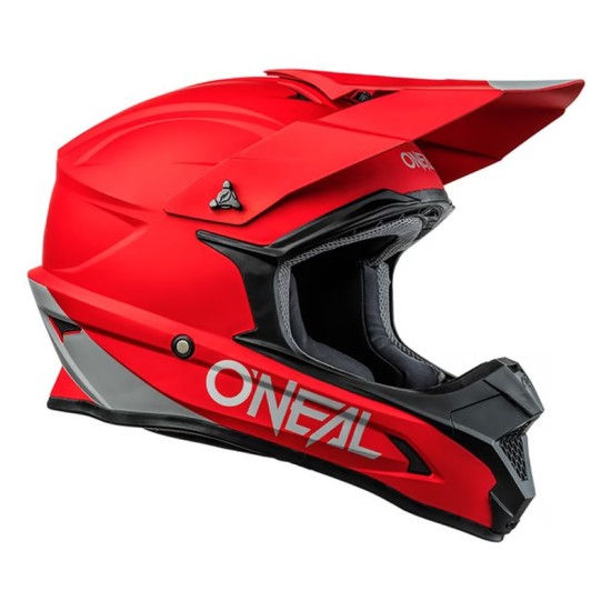 Casco de Cross 1SRS Solid Rojo O'Neal