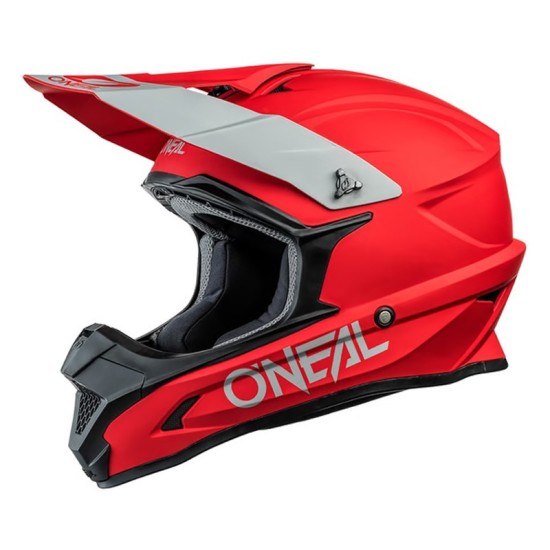 Casco de Cross 1SRS Solid Rojo O'Neal