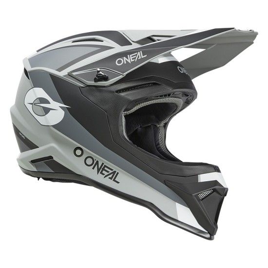 Casco de Cross 1SRS Solid Girs y negro O'Neal