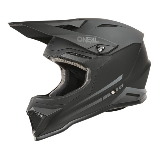 Casco infantil de Cross 1SRS Solid negro O'Neal